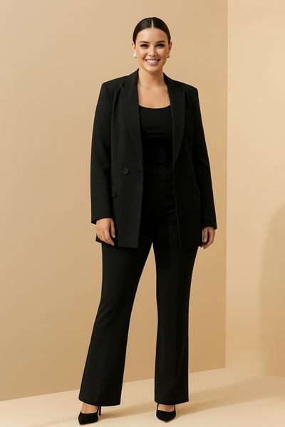 Picture of CURVY GIRL CLASSIC QUALITY LINED BLAZER